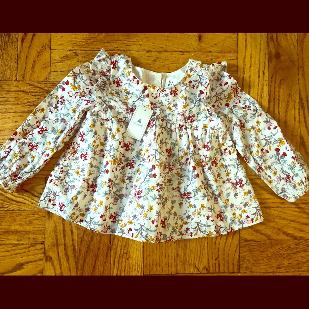 Baby GAP floral pattern blouse